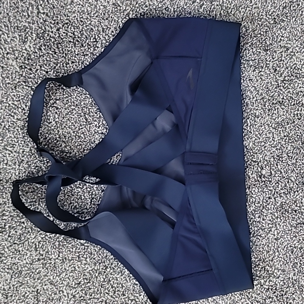 Brooks Deep Blue Sports Bra - Picture 2 of 3